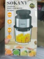 Sokany Chopper / Baby Food MakerSOKANY SK-06061 300W Chopper & Baby Food Maker | 0.7L Stainless Steel Food Processor | Mini Electric Kitchen Chopper | MNK SHOP - Image 4