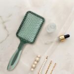 Laimei Salon Fashion Cushion Paddle Hair Brush | Ball-Tipped Bristles Detangling Comb | MNK SHOP - Image 7