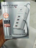 Rack Charger Anti-Slippery Power Socket | 66W Fast Charging Station | 4 USB + 2 PD Type-C | 6 Device Charging Hub | MNK SHOP - Image 4