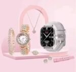 A59 Plus Ladies Smartwatch & Luxury Jewelry 6-in-1 Gift Set | 2.02" HD Display | Bluetooth Calling | Premium Women’s Fashion Combo | MNK SHOP - Image 6