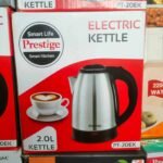 1.5 Liter Prestige Electric Kettle | Stainless Steel Body | 360° Swivel Cordless Base | Auto Shut-Off | Boil-Dry Protection | Metallic Silver | MNK SHOP - Image 3