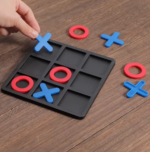Mini Tic-Tac-Toe Board Game | Noughts & Crosses 3×3 Strategy Game for Kids | Portable Travel Game | MNK SHOP - Image 4