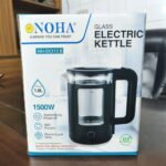 NOHA NH-EK315 B Glass Electric Kettle 1.8L | 1500W Double Layer Cordless Kettle with Auto Power Off & 360° Rotation | MNK SHOP - Image 4