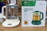 Jaipan ARE-017 Cordless Electric Kettle 2.0L | 1500W Stainless Steel & Glass Kettle with Infuser, Digital Base & Auto Power-Off | MNK SHOP