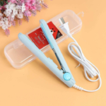 Mini Portable Hair Straightener | 20W Macaron Mini Flat Iron | 160°C Tourmaline Ceramic Plate | Travel Hair Styling Tool | MNK SHOP - Image 2