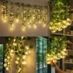 Artificial Money Plant Wish Ball LED String Lights | Decorative Curtain Fairy Lights | MNK SHOP - Image 5