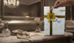 1 Piece Set Premium White & Gold Paper Gift Bag | Just for You Design with Gold Rope Handles | Wedding Birthday Gift Bag | MNK SHOP - Image 8