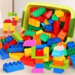 Large Plastic Building Blocks Toy Set with Zipper Storage Bag | Colorful Interlocking Blocks for Kids | MNK SHOP - Image 8