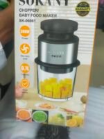Sokany Chopper / Baby Food MakerSOKANY SK-06061 300W Chopper & Baby Food Maker | 0.7L Stainless Steel Food Processor | Mini Electric Kitchen Chopper | MNK SHOP - Image 8