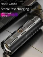 High Power Multi-Purpose Jambu Torch Light | Japani Jumbo Rechargeable LED Torch | Power Bank | Type-C Charging | Zoom Lens | MNK SHOP - Image 7