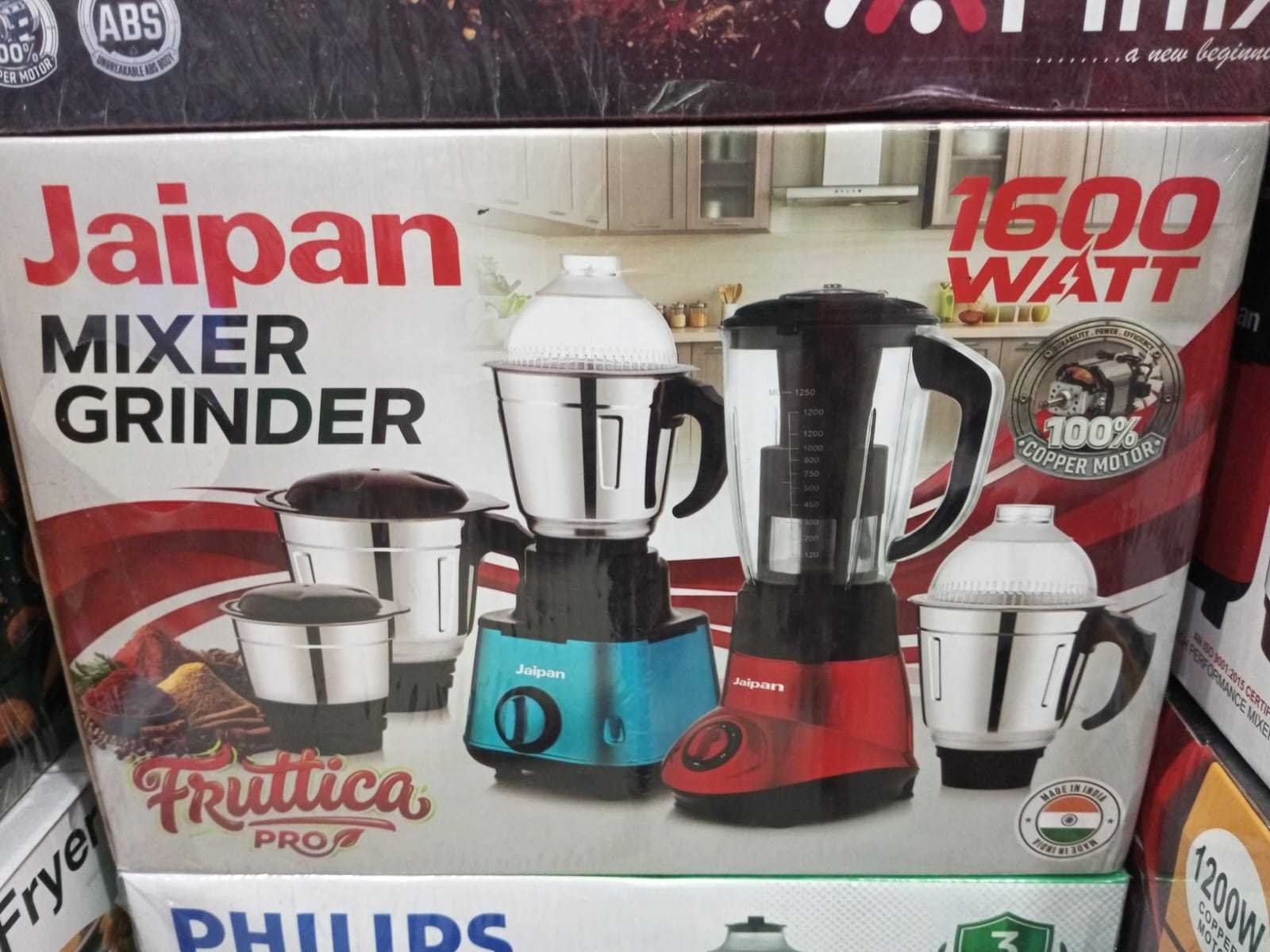 69c97340045c73b8e25034e3c014817d_2200x2200q80 Jaipan Fruttica Pro 1600W Mixer Grinder | ১৬০০ ওয়াট ৪ জার কপার মোটর মিক্সার গ্রাইন্ডার | MNK SHOP - Image 1