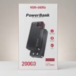 VEN-DENS VD-PB061 20000mAh 22.5W Fast Charging Power Bank | ২০,০০০mAh ফাস্ট চার্জিং, Built-in Type-C & Lightning Cable, Digital Display | MNK SHOP - Image 5