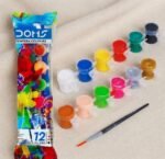 DOMS Tempera Colours 12 Shades Set | সিলভার ও গোল্ডসহ প্রিমিয়াম পোস্টার কালার | MNK SHOP - Image 4