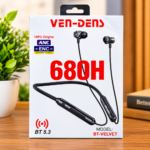 VEN-DENS 680H (BT-VELVET) Wireless Bluetooth Neckband | ANC + ENC, Bluetooth 5.3, Magnetic Buds & Calling Support | MNK SHOP - Image 7