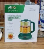 Jaipan ARE-017 Cordless Electric Kettle 2.0L | 1500W Stainless Steel & Glass Kettle with Infuser, Digital Base & Auto Power-Off | MNK SHOP - Image 2