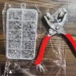 1 Set Metal Snap Button Pliers Tool Kit | কাপড়, ব্যাগ ও DIY ক্রাফটের জন্য স্ন্যাপ বোতাম লাগানোর টুল | MNK SHOP - Image 4