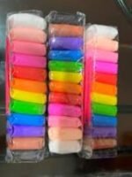 12 Pieces Super Light Clay | নরম এয়ার ড্রাই ক্লে | বাচ্চাদের ক্রাফট ও DIY আর্ট ক্লে | MNK SHOP - Image 6