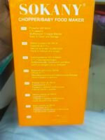 Sokany Chopper / Baby Food MakerSOKANY SK-06061 300W Chopper & Baby Food Maker | 0.7L Stainless Steel Food Processor | Mini Electric Kitchen Chopper | MNK SHOP - Image 7