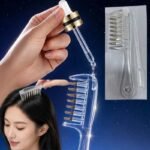 Minoxidil Scalp Liquid Applicator Comb | 2-in-1 Hair Oil Dispenser & Scalp Massage Comb | MNK SHOP