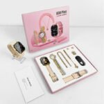 A58 Plus Ladies Smart Watch & Jewelry Combo Set | 2.01" HD Full Touch Display | Bluetooth Calling | 8-in-1 Gift Set | MNK SHOP - Image 7