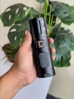 High Power Multi-Purpose Jambu Torch Light | Japani Jumbo Rechargeable LED Torch | Power Bank | Type-C Charging | Zoom Lens | MNK SHOP - Image 3
