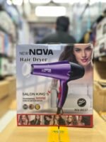 NOVA V&G NV-9037 Professional Hair Dryer | 5000W Ionic AC Motor | 2 Speed & 3 Heat Settings | MNK SHOP - Image 8