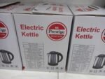 1.5 Liter Prestige Electric Kettle | Stainless Steel Body | 360° Swivel Cordless Base | Auto Shut-Off | Boil-Dry Protection | Metallic Silver | MNK SHOP - Image 2