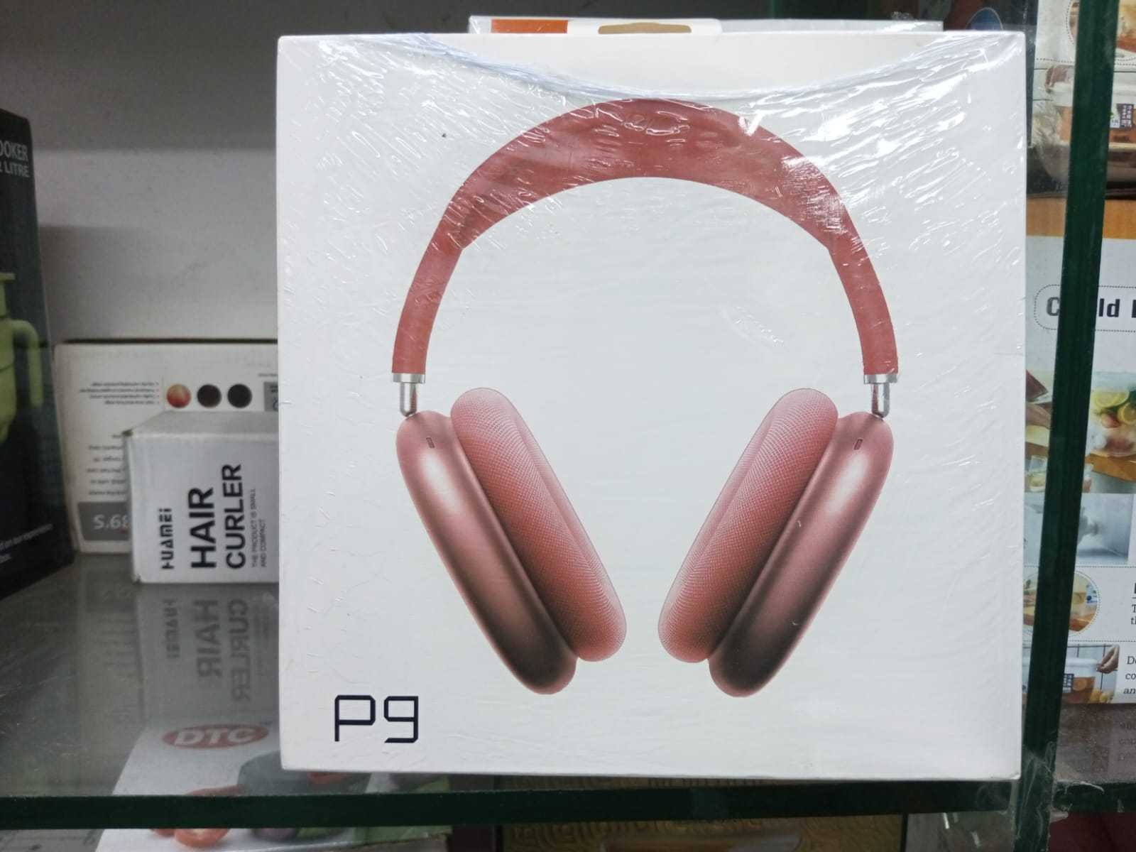 9dd425a112fae0d80fc64f67b11a3257_2200x2200q80 P9 Wireless Headphone | Over-Ear Closed-Back | Bluetooth 5.0 + EDR | TF Card & AUX Support | HD Microphone | Rose Gold | MNK SHOP - Image 1
