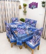 Floral Design Dining Table Cover Set, ফ্লোরাল ডিজাইন ডাইনিং কভার | MNK SHOP - Image 2
