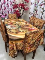 Classic Velvet Dining Table Set, ক্লাসিক ভেলভেট ডাইনিং সেট | MNK SHOP - Image 8