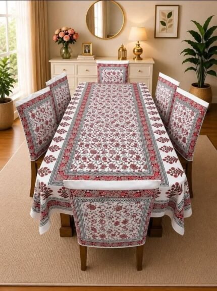 Modern Style Dining Cover Set, মডার্ন স্টাইল ডাইনিং কভার | MNK SHOP
