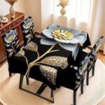 Premium Table Cloth with Chair Covers, চেয়ার কভারসহ ডাইনিং ক্লথ | MNK SHOP - Image 4