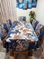 Premium Table Cloth with Chair Covers, চেয়ার কভারসহ ডাইনিং ক্লথ | MNK SHOP
