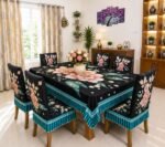 Opulent 3D Dining Table Cover, অপুলেন্ট থ্রি-ডি ডাইনিং টেবিল কাভার ও কুচি সেট | MNK SHOP - Image 5