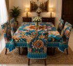 Opulent 3D Dining Table Cover, অপুলেন্ট থ্রি-ডি ডাইনিং টেবিল কাভার ও কুচি সেট | MNK SHOP - Image 4