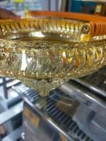 Luxury Golden German Silver Pandan Tray | Gold Plated Decorative Gift Basket with Handle | Wedding Dala & Pan Dan Decor | MNK SHOP - Image 2