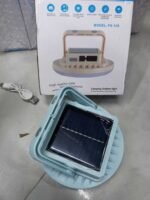 1 Piece Solar Rechargeable Camping & Desk Light FB-125 | Solar + USB Charging LED Emergency Lantern | Foldable Handle & Stand | MNK SHOP - Image 3