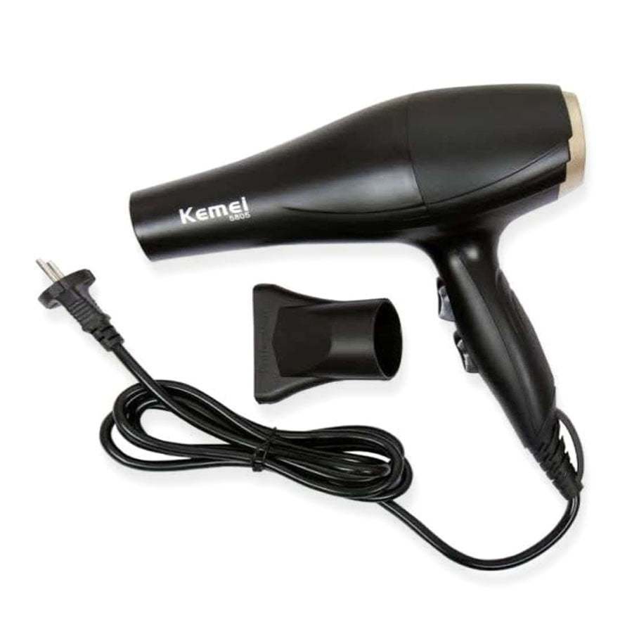 a7d40d88e05766ec6cb018d952cc62c0_2200x2200q80 Kemei KM-5805 Negative Ion Hair Dryer | 1000W High Speed Hair Dryer | 2 Speed & 3 Heat Settings | MNK SHOP - Image 1