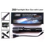 Model 288 Multifunction Dimming Light Flashlight | 3-in-1 LED Torch, Red Laser & Self-Defense Stun Gun | MNK SHOP - Image 2