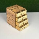 ৪ লেয়ার কাঠের ফার্স্ট এইড ও ঔষুধ রাখার বক্স | 4 Layers Wooden Medicine Storage Box | 1 Pcs | MNK SHOP - Image 4