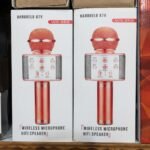 1 Piece WS-858 Wireless Bluetooth Karaoke Microphone | 5W HiFi Speaker | Voice Changer & Echo | 1800mAh Rechargeable Battery | KTV Handheld Mic | Rose Gold, Black & Sky Blue | MNK SHOP - Image 3