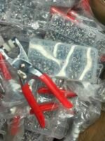1 Set Metal Snap Button Pliers Tool Kit | কাপড়, ব্যাগ ও DIY ক্রাফটের জন্য স্ন্যাপ বোতাম লাগানোর টুল | MNK SHOP - Image 2
