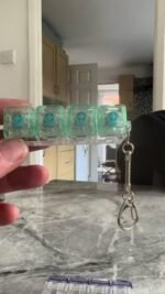 4-Key Mechanical Keyboard Switch Fidget Keychain | Clicky Blue Switch Stress Relief Toy | Portable Keychain Fidget Toy | MNK SHOP - Image 3