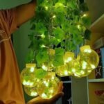 Artificial Money Plant Wish Ball LED String Lights | Decorative Curtain Fairy Lights | MNK SHOP - Image 8