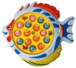 Rotating Musical Fishing Board Game Toy | 15 Fish with Fishing Rods | Battery Operated Kids Game | MNK SHOP - Image 6