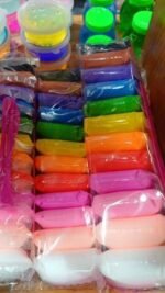 12 Pieces Super Light Clay | নরম এয়ার ড্রাই ক্লে | বাচ্চাদের ক্রাফট ও DIY আর্ট ক্লে | MNK SHOP - Image 3