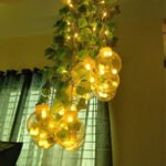 Artificial Money Plant Wish Ball LED String Lights | Decorative Curtain Fairy Lights | MNK SHOP - Image 7
