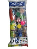 DOMS Tempera Colours 18 Shades Set | Non-Toxic Poster Paints with Brush & 18 Brilliant Colors | MNK SHOP - Image 5