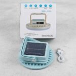 1 Piece Solar Rechargeable Camping & Desk Light FB-125 | Solar + USB Charging LED Emergency Lantern | Foldable Handle & Stand | MNK SHOP - Image 4