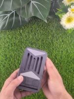 1 Piece Multifunctional Stand Speaker-024 | 3-in-1 Bluetooth Speaker & Phone Holder | 5W Speaker | 5000mAh Power Bank | Foldable Adjustable Stand | Matte Black | MNK SHOP - Image 3